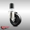 Service Caster 4 Inch 316SS Soft Rubber Wheel Swivel 1-7/8 Inch Expanding Stem Caster SCC SCC-SS316EX20S414-SRS-178 - alternate 1